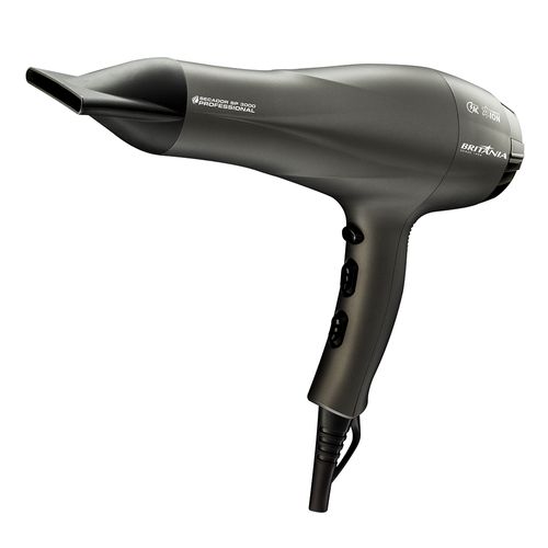 Secador de cabelo Britânia SP3000 Profissional Motor AC 2000W - Cinza