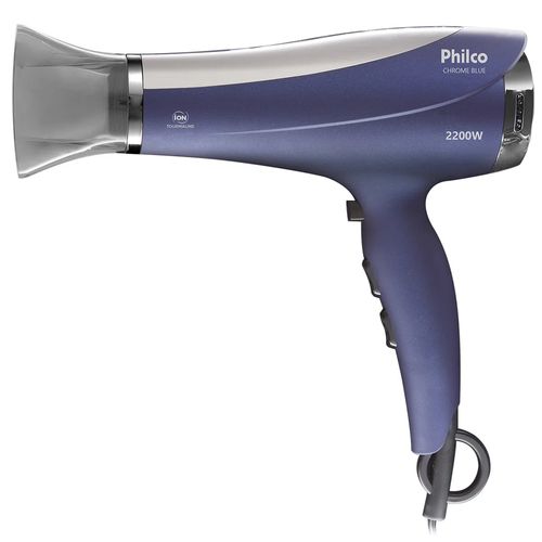 Secador de Cabelo Philco Chrome Blue PSC08AZE 2200W – Azul