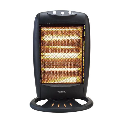 Aquecedor Elétrico Ventisol AH-02 Halógeno - Preto