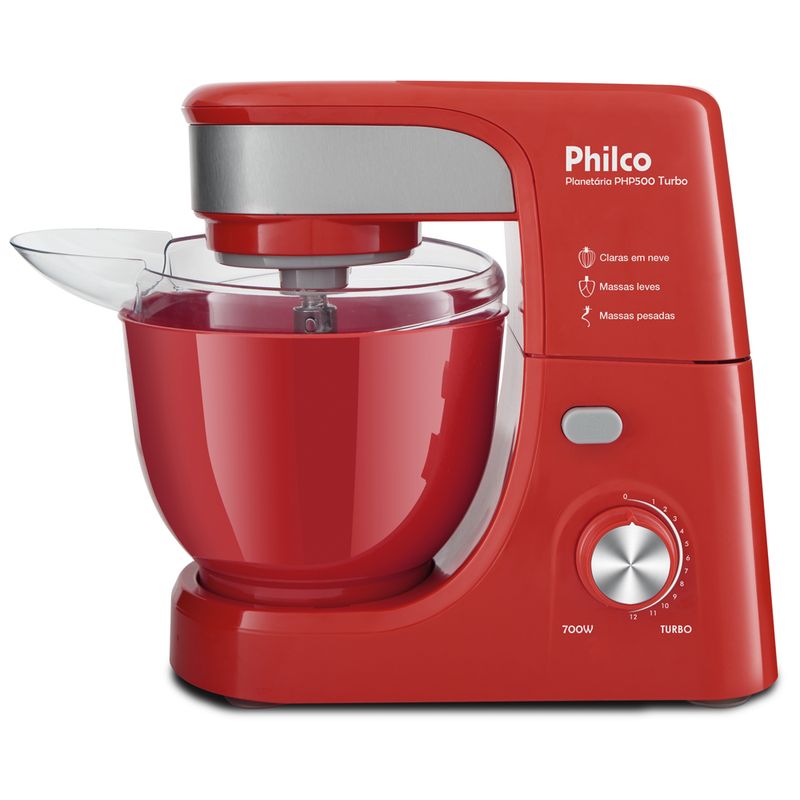 Batedeira Philco Php500 Turbo Vermelho 4l - 110v - 103401033