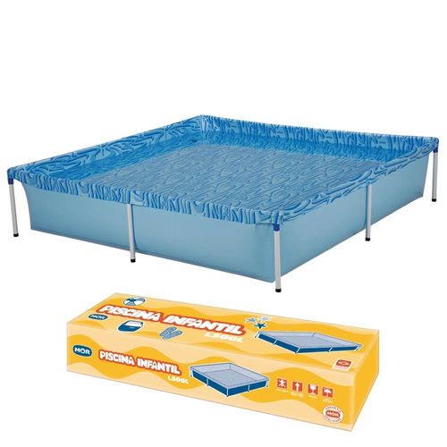 Piscina Infantil Mor Quadrada capacidade 1500 litros