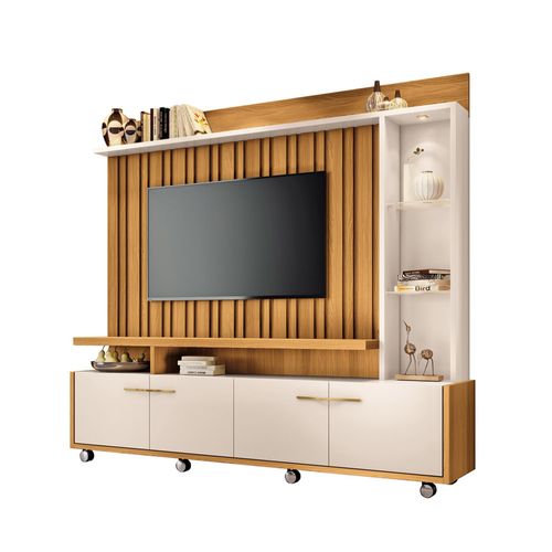Estante Home HB Titan - Carvalho Intense/Off White