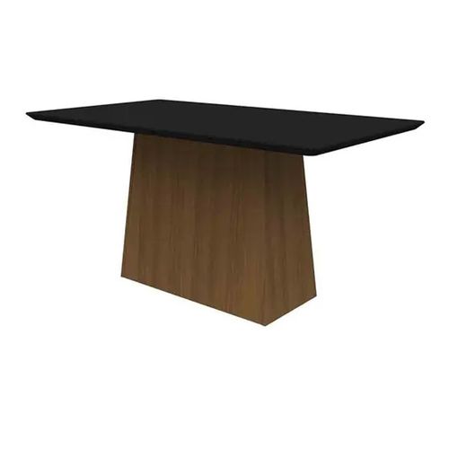 Mesa de Jantar New Ceval Bárbara 160X90 Imbuia/Preto