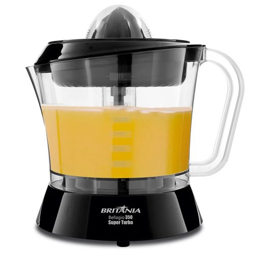 Espremedor de Frutas Britânia Bellagio 1,5 litros - Preto