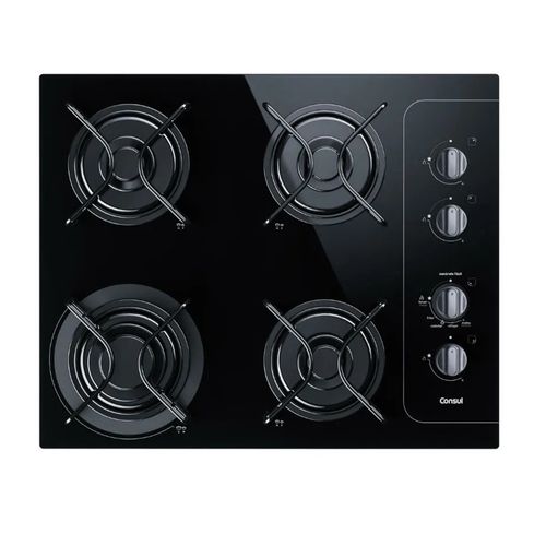 Cooktop Consul CD060AE 04 Bocas Controle Fácil Acendimento Automático