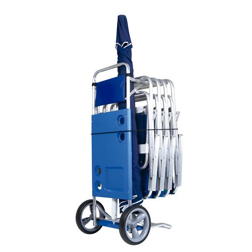 Carrinho de Praia Mor com capacidade de 15 kg 2495 – Azul