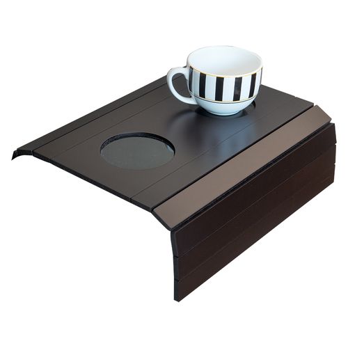 Esteira para braço de sofá Previlege 11992 com 02 Porta copos - Tabaco