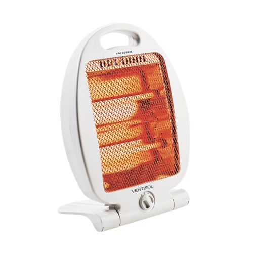 Aquecedor Elétrico Ventisol Quartzo AQ-02 Portátil - Branco