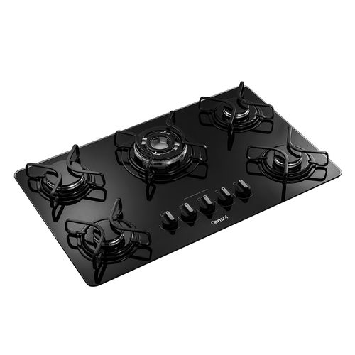 Cooktop Consul CDD75AE 5 Bocas Quadrichama Acendimento Automático