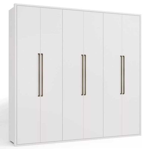 Roupeiro Kappesberg 6 Portas 4 Gavetas M555 - Branco