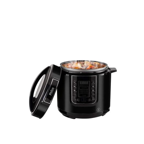 Panela de Pressão Elétrica Digital Philco PPP01P 6 Litros - Inox Preta