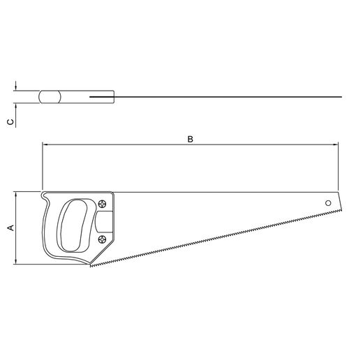 Serrote de Mão Tramontina Utility 16" - 43204916