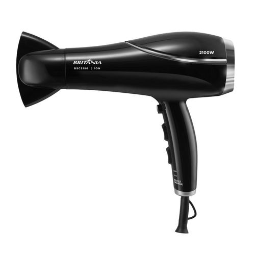 Secador de Cabelos Britânia BSC2150 2100W - Preto - Bivolt