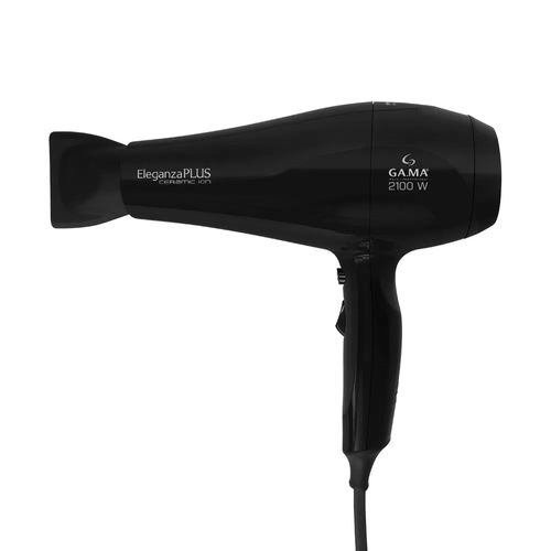 Secador de Cabelo Gama Eleganza Plus Ceramic Íon 2100W - Preto