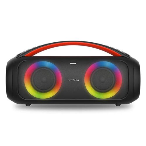 Caixa de Som Speaker Extreme Britânia BBS200BT Flash Lights TWS Bluetooth 5.3 - Preta