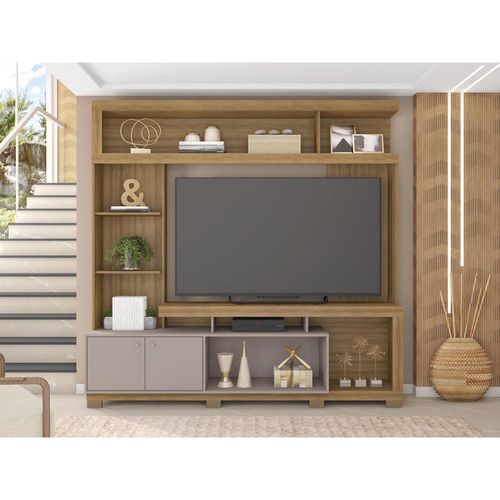 Estante Caemmun Formosa para TV até 70" - Mel/Cacao