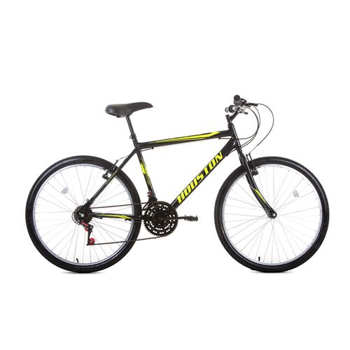 Bicicleta Houston Hammer Aro 26 Freio V-Brake 21 Marchas - Preta