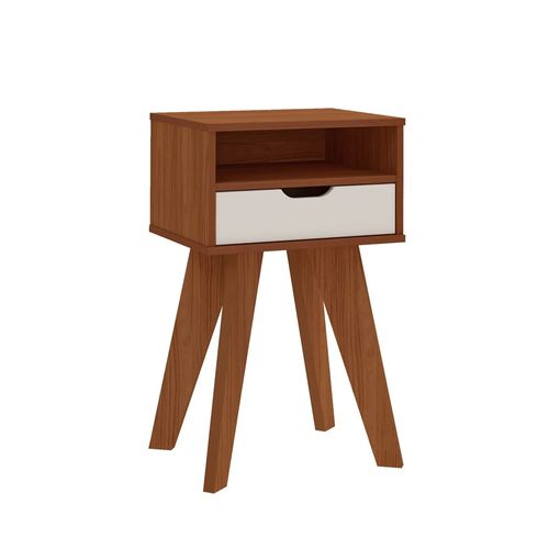 Mesa de Apoio Artely Vip - Cedro/Off White