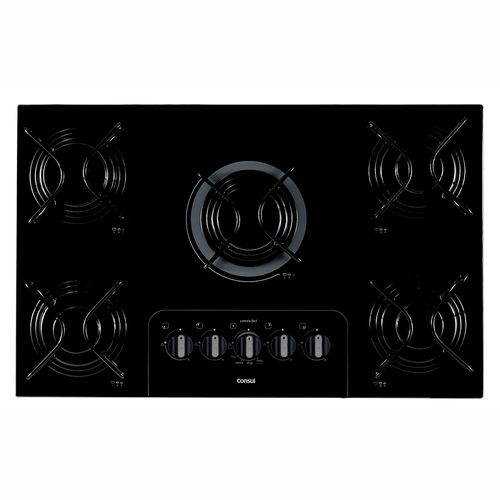 Cooktop Consul CD075AE 5 Bocas Controle Fácil Acendimento Automático