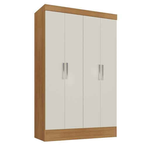 Roupeiro Rodial Missões 51MU4065B 4 Portas - Cinamomo/Off White