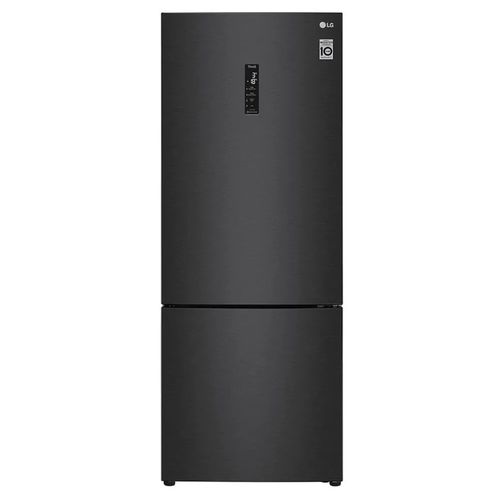Geladeira LG B569NQL Frost Free Inverter 451L Inverse - Black Inox