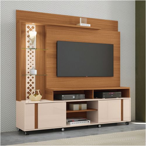 Estante Home HB Vitral - Nature/ Off White
