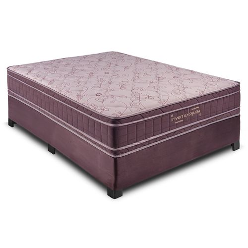 Conjunto Cama Box Casal Kappesberg Inverno/Verão 138cm – Beringela