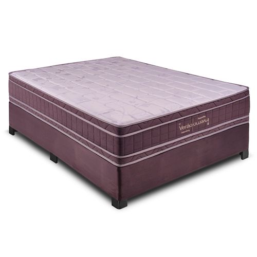 Conjunto Cama Box Casal Kappesberg Inverno/Verão 138cm – Beringela