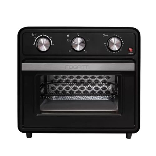 Forno Elétrico Fogatti Air Fryer 22 Litros - Preto