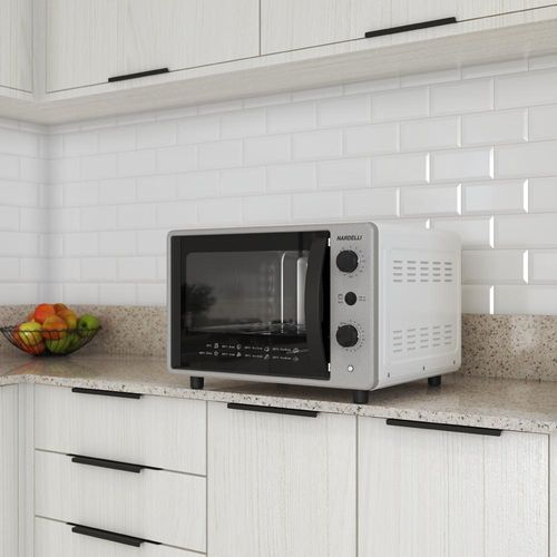 Forno Elétrico S45 Nardelli 45 Litros - Cinza e Branco