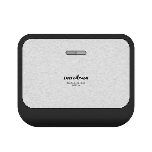 Grill e Sanduicheira Britânia 2 em 1 BGR25B - Preto