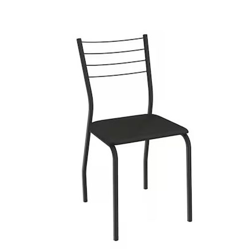 Cadeira Kappesberg Malta de Metal com Estofado CMC140PRF-110 - Preto Fosco