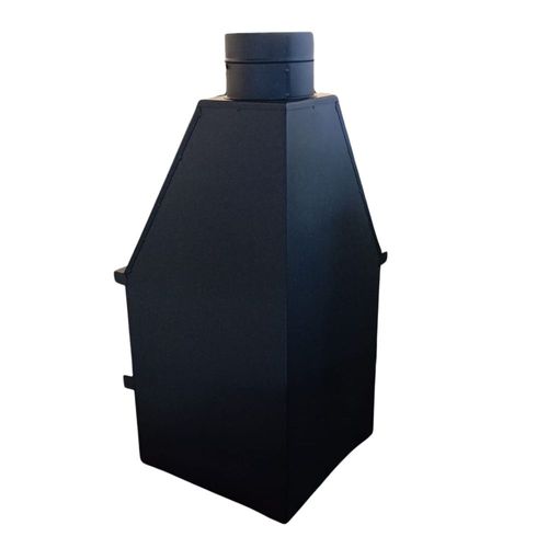 Lareira de Canto Industrial Becker - Preto