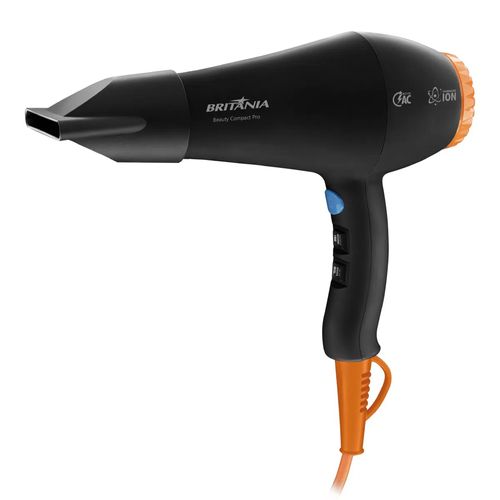 Secador de Cabelo Britânia Beauty Compact PRO BSC04P 2000W - Preto