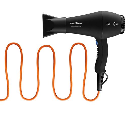Secador de Cabelo Britânia Beauty Compact PRO BSC04P 2000W - Preto