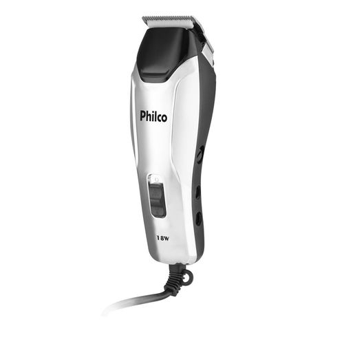 Máquina de Cortar Cabelo Philco 9 Acessórios e 4 Pentes PCR04 - Prata