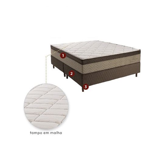Box para Colchão Kappesberg 158 cm – Suede Ibiza