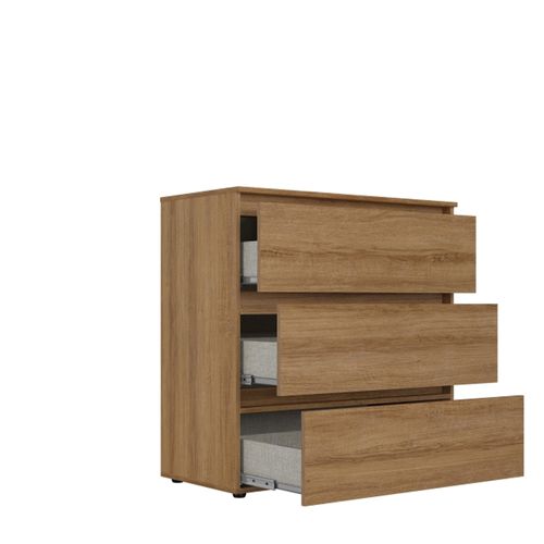 Cômoda THB Condessa com 3 Gavetas - Almendra