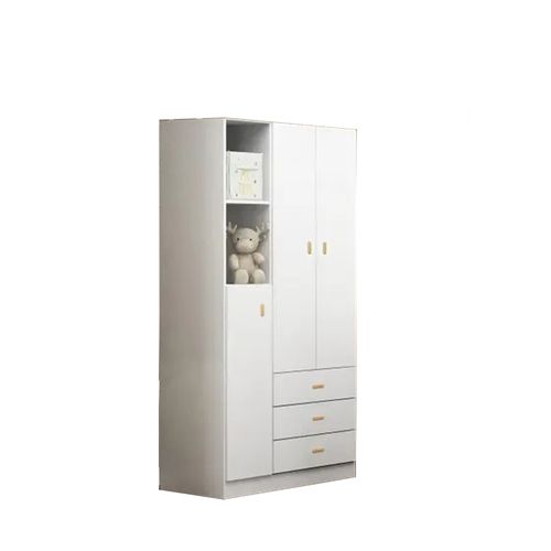 Roupeiro D' Itália BB-322 3 Portas e 3 Gavetas - Branco