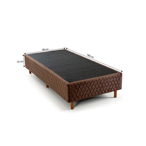 Box para Colchão Kappesberg SOM008-088-A033 - Veludo Marrom