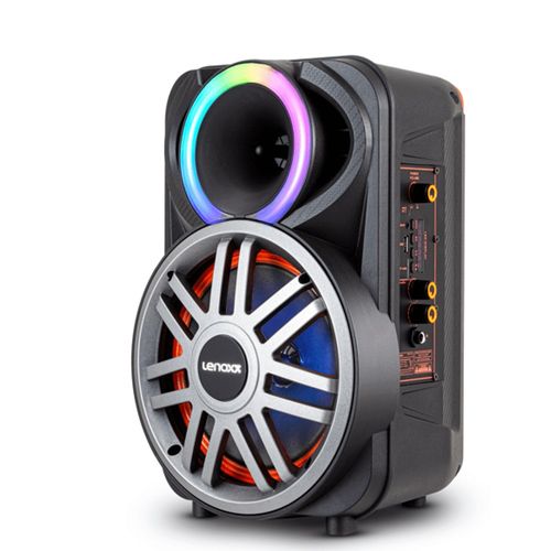 Caixa de Som Amplificada Lenoxx 12" Bluetooth LCA12 Bivolt - Preta