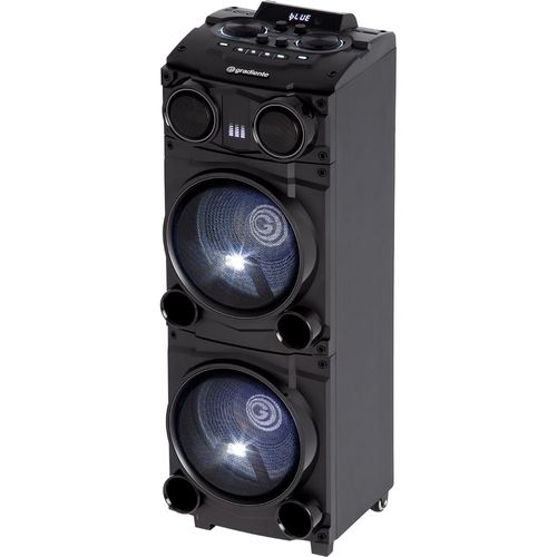 Caixa de Som Gradiente GDB10M 1200WRMS BT USB SD SP10 - Preto