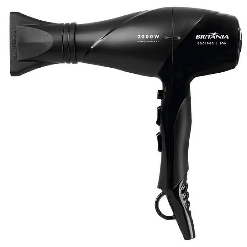 Secador Britânia BSC2000 Motor AC Profissional - Preto