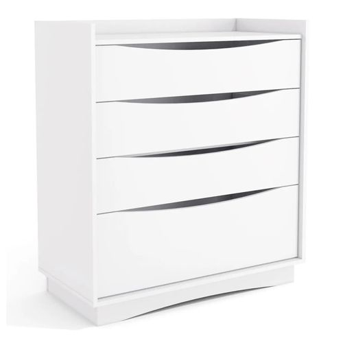 Cômoda Kappesberg 3 Gavetas e 1 Gavetão M260 - Branca