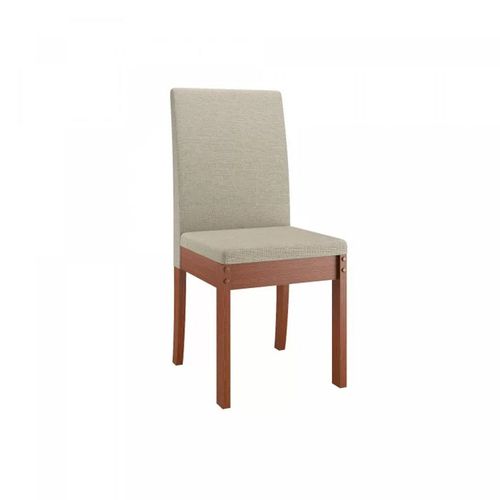 Cadeira Cristal Sonetto - Cherry- Off White
