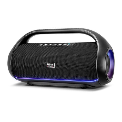 Caixa de Som Speaker Extreme Philco PBS220BT Flash Lights Bluetooth 5.3 - Preta