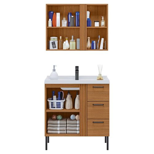 Balcony Kit Bonfim 80cm  - Freijó