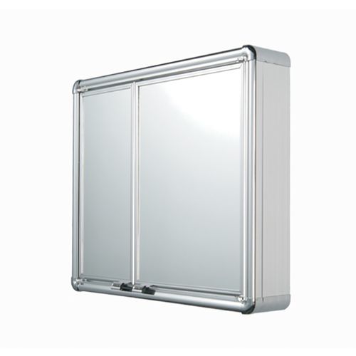 Armário para banheiro Astra Alumínio LBP16/S