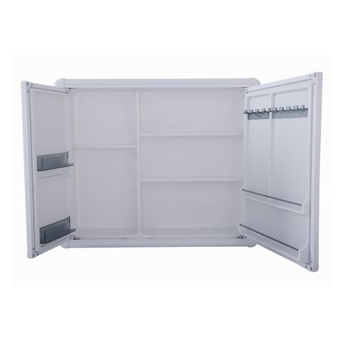 Armário para banheiro Astra Alumínio LBP16/S