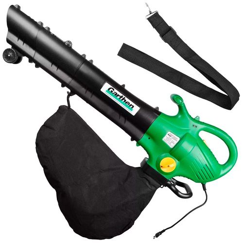 Soprador Sugador Elétrico Garthen GSS-3000 3000W Verde e Preto